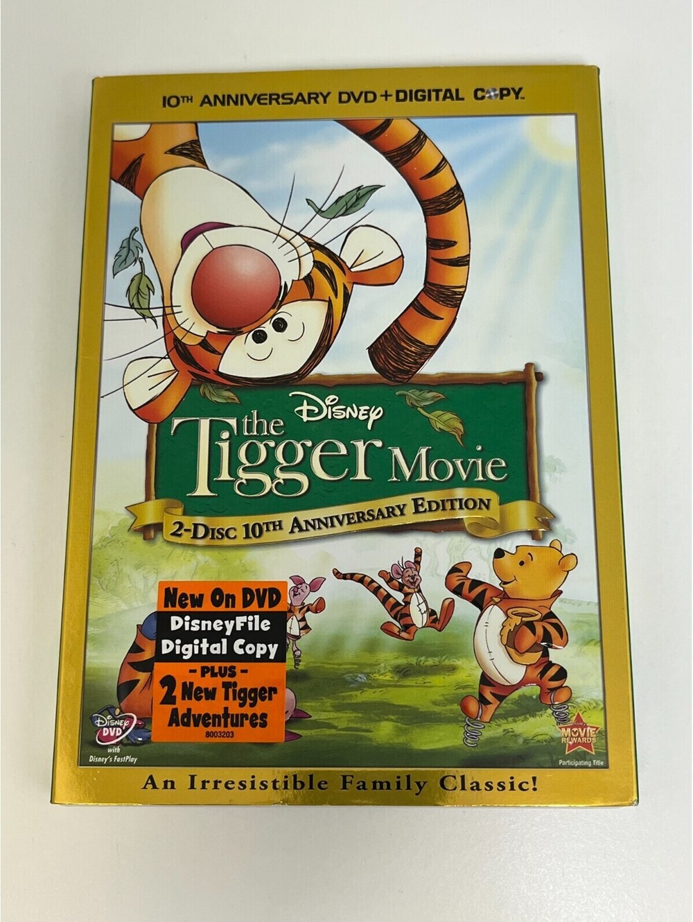 The Tigger Movie DVD 10th Anniversary Disney